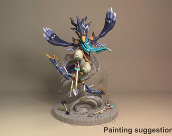 Rewale - Breathe the Wilderness | figura de resina 1/10 | figura 3D sem pintar (DIY) | Nomnom Figures