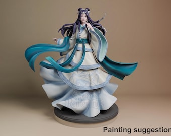 Jinshi - Apotekarens dagböcker | Resinfigurer i skala 1/7 | Omålad 3D-utskriven figur | Bulkamancer