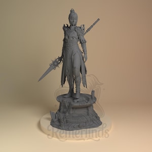 Shadowheart – Baldur&#39;s Gate – figurka z żywicy firmy Nomnom Figures – rozdzielczość 29,6 μm