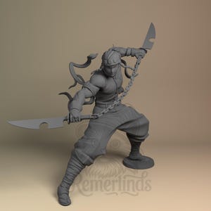Uzui Tengen – Dämonentöter – Hashira Figur in voller Größe von Nomnom Figures – Auflösung von 29.6 mm