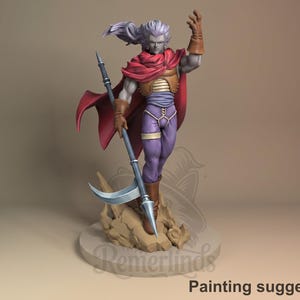 Magus - Chrono Trigger | figurina in resina 1/8 | 3D non dipinta da assemblare | Nomnom Figures