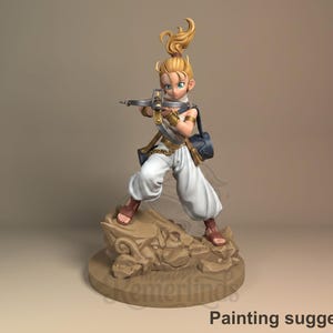 Marle - Chrono Trigger | figura de resina 1/8 | figura 3D sem pintar (DIY) | Nomnom Figures