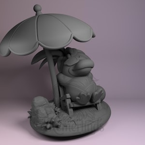 Psyduck – Pokémon – Chibi Bausatz von Nomnom – 16K Auflösung