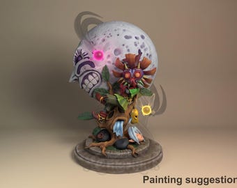 mischievous forest imp - Tales of Daelz | figura de resina 1/10 | figura 3D sem pintar para montar | Nomnom Figures