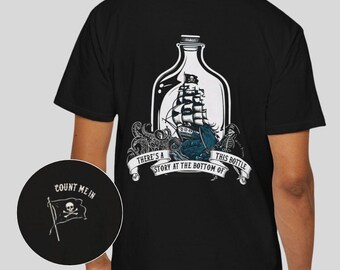 Pirates of the Caribbean Emo Music Shirt, Comfort Colors Tee