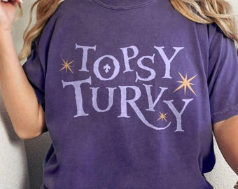 Topsy Turvy Tee, Vintage Hunchback of Notre Dame 30th Anniversary Inspired, Retro Movie Outfit, Magic Kingdom Trip Shirt