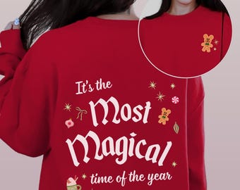 Disney Christmas Sweatshirt, Gingerbread Shirt, Magical Time of Year