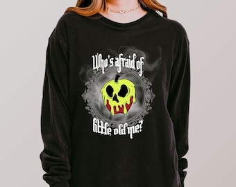 Evil Queen Disney Long Sleeve Shirt, Snow White Inspired Comfort Colors