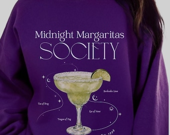 Practical Magic Shirt, Midnight Margaritas Society Sweatshirt, 90s Nostalgia Movie, Cozy Halloween Core