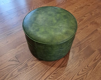 1970s Avacodo Green Ottoman/Footstool