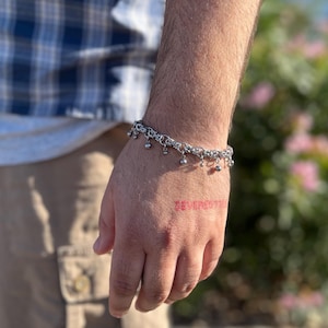 jester chainmail bracelet | stainless steel | no tarnish | waterproof | mens jewelry