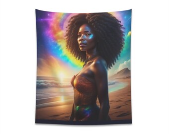 Printed Wall Tapestry - African Beauty