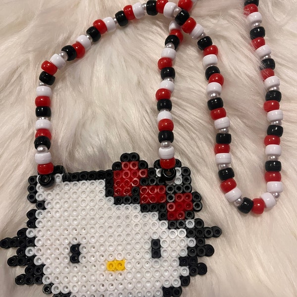 Hello Kitty Perler Necklace