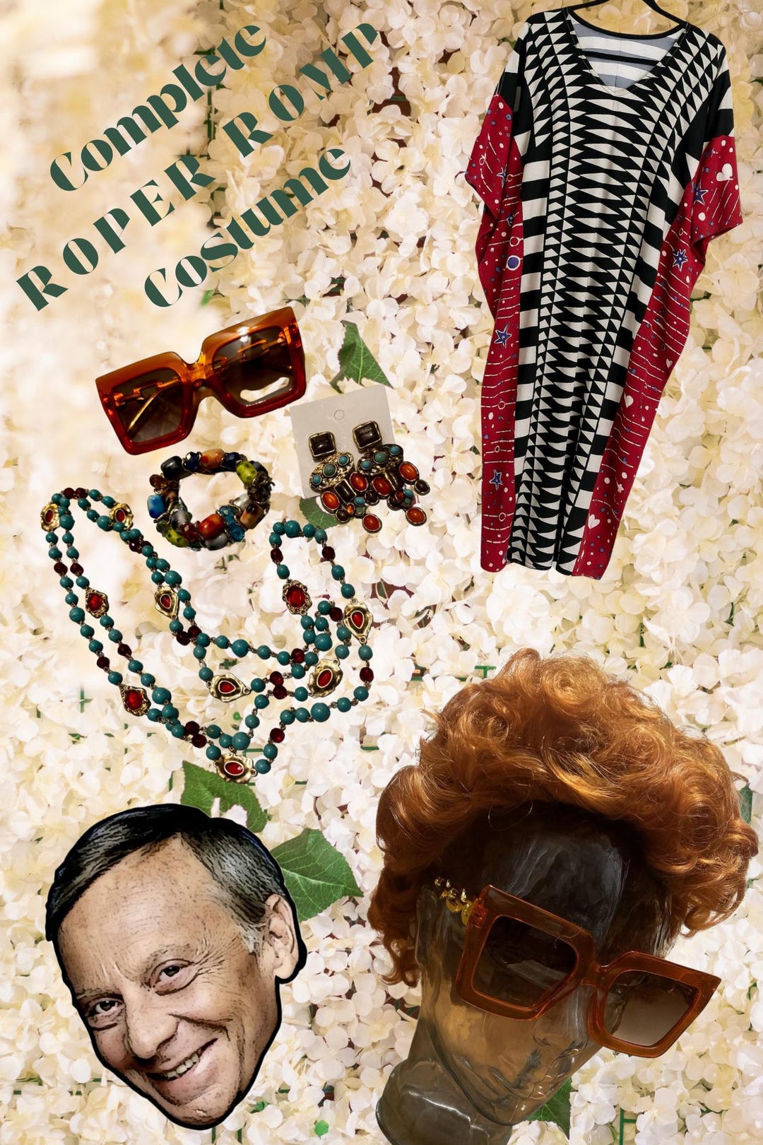 Helen Roper Romp For Men Helen Roper Plus Size Costume, Kaftan, Wig, Jewelry, Stanley Head ...