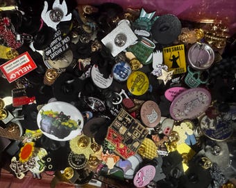 3.5+ pounds Button & Pin Collection variety lot