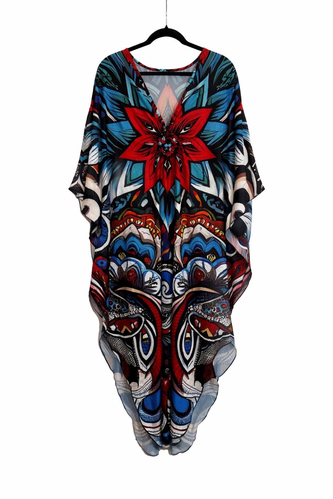 Helen Roper Romp For Men Mrs. Helen Roper Costume, One Size Colorful Kaftan Roper Romp Robe ...