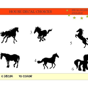 Decalque de cavalo / decalque de cavalo
