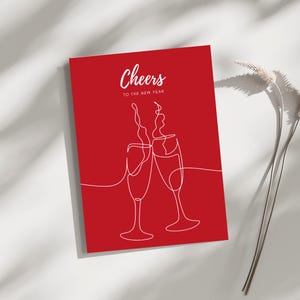Lot de cartes pour le Nouvel An à télécharger