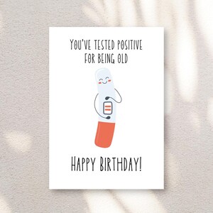 Cute Humor Birthday Card Printable-Digital Download
