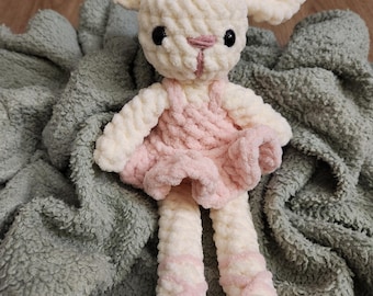 Crochet Mouse Fable Friend | Handmade Plushie | Ballerina Mouse