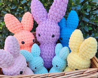 Crochet Peep Plushie Amigurumi Handmade Stuffed Animal