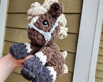 Crochet Horse Plushie | Handmade Stuffed Animal | Horse Lover Gift
