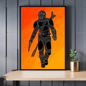 The Mandalorian Art Print (DIGITAL FILE ONLY)