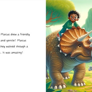 Libro infantil personalizado: Lápiz mágico Historia de aventuras personalizada con nombre e ilustración Regalo único Regalos personalizados para niños imagen 6