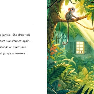 Libro infantil personalizado: Lápiz mágico Historia de aventuras personalizada con nombre e ilustración Regalo único Regalos personalizados para niños imagen 7