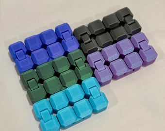 3D Printed Infinity Cube Fidgets | Bulk Party Favors, Sensory Toys, ADHD Aid
