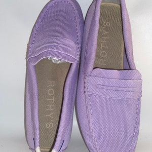 Rothy's Driver Women Shoes Flats Loafers Brand New NWOB Lilac