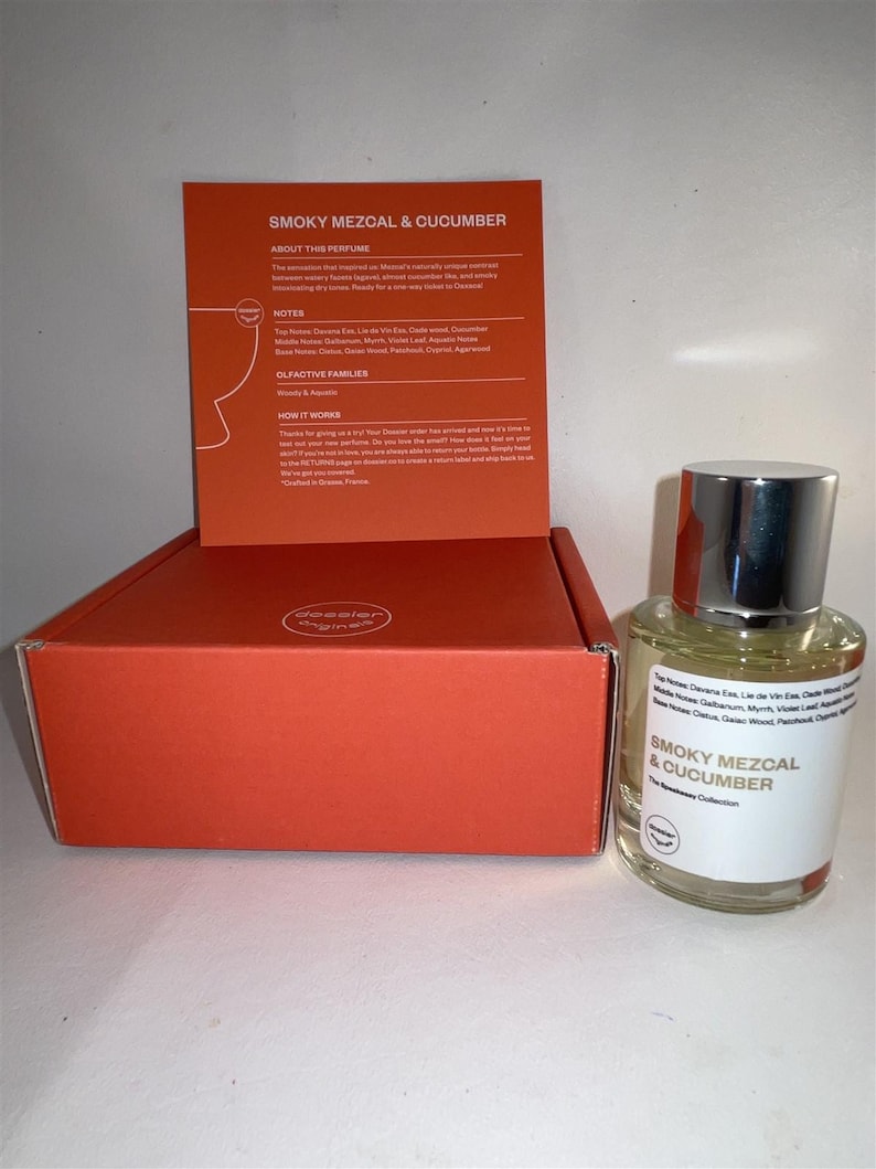 Dossier Smoky Mezcal & Cucumber Perfume 1.7 EDP 50 ML Spray Speakeasy image 1