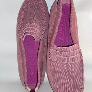 Rothy's Driver Women Shoes Flats Loafers Brand New NWOB Light Pink