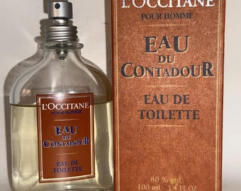 L'Occitane Homme Contadour 3.4 Oz Eau de Toilette EDT 100 ML Vintage Rare 70%