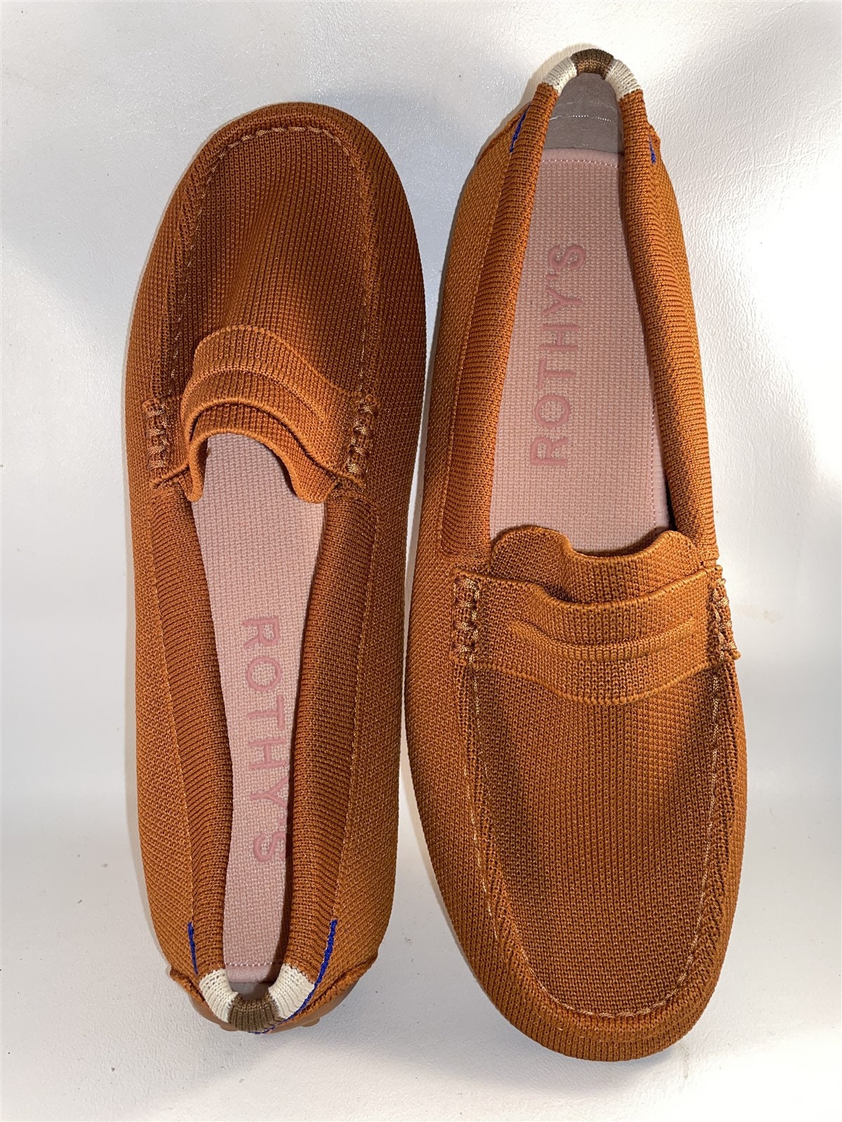 Rothy's Driver Burnt Orange Women's Shoes Flats Loafers Slip Ons