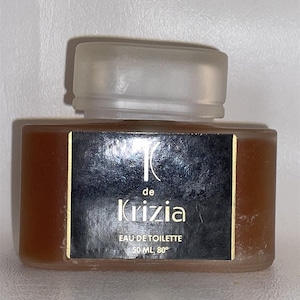 K de Krizia Perfume 1.69 Oz Eau de Toilette EDT 50 ML Vintage Rare