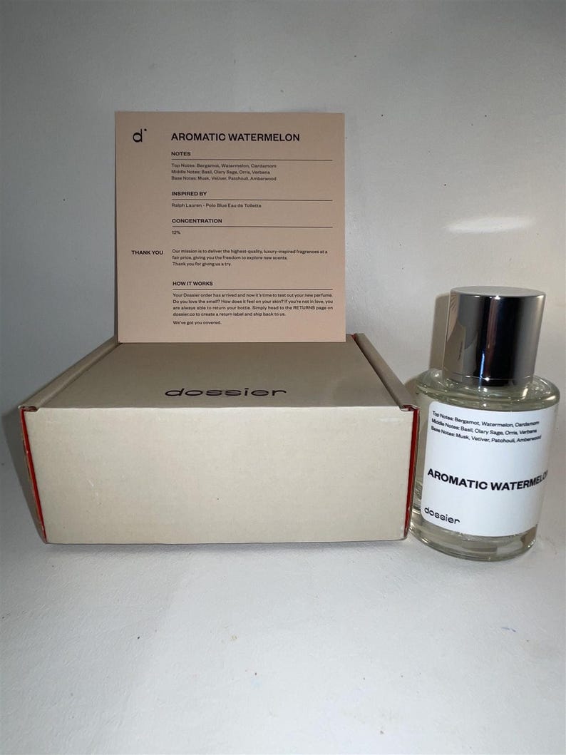 Dossier Aromatische Wassermelone Parfüm 1.7 EDT 50 ML Spray Lauren Polo Blau Bild 1