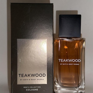 Bath & Body Works Men Teakwood 3,4 Oz Cologne Spray Versione Originale Rara