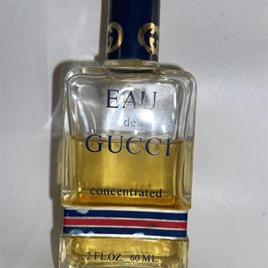 Gucci Eau de Gucci Concentrated Perfume 2 Oz 60 ML Vintage Rare 70%