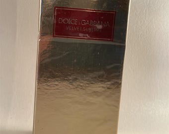 Perfume Velvet Sublime de Dolce & Gabbana, 100 ml, spray EDP, 100 ml, sellado.