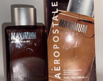 Aeropostale Maximum Cologne 3.4 Oz Eau de Toilette EDT Spray