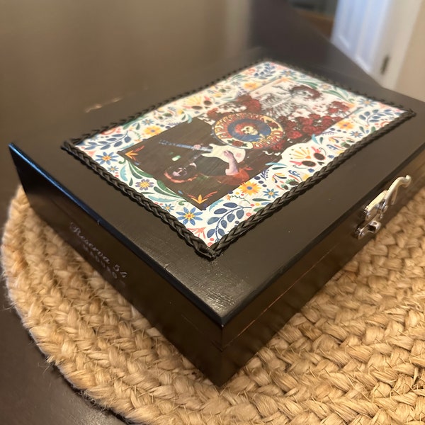 Grateful Dead Keepsake | Grateful Dead Box | Upcycled Cigar Box