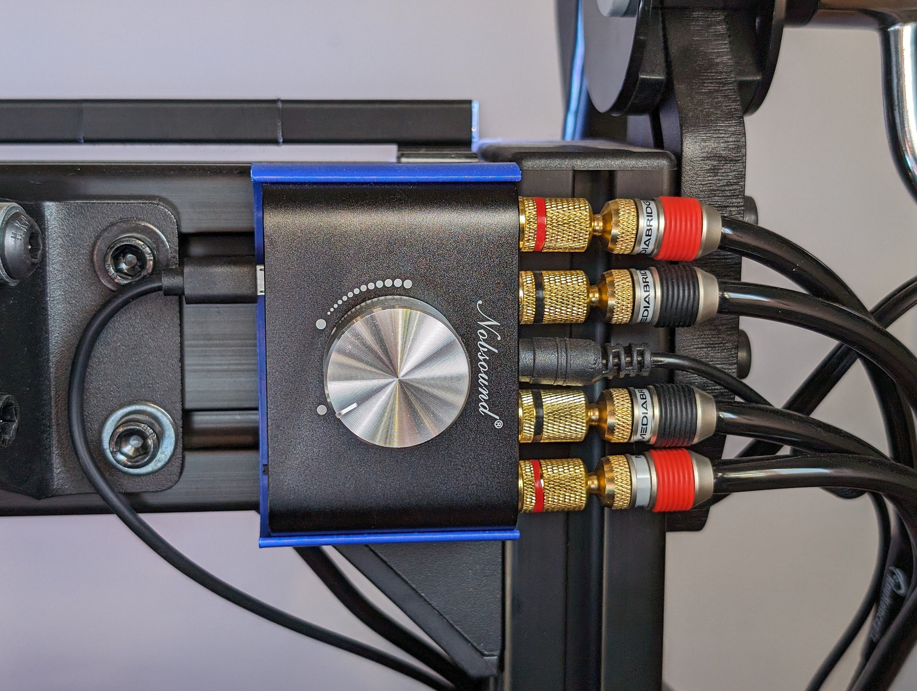 Nobsound NS-01G Mini Amplifier Mount Sim Racing Rig Cockpit 8020 ...