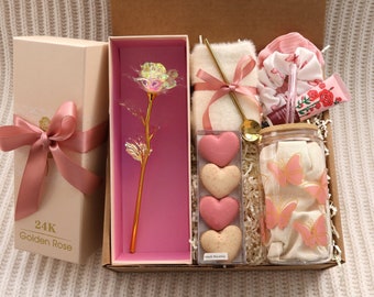 Galentines Day Gift Box, Valentine Day Gift Basket, Valentine's Day Gift for Her, Valentines Package, Gift for Girlfriend