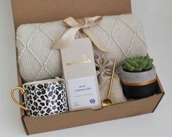 Coffret cadeau Cozy Hygge, coffret cadeau d’automne, cadeaux de Noël, coffret cadeau pour sa maman, tu me manques, envoi d’un câlin, cadeau pour les collègues, coffret cadeau de soins personnels