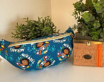 Handmade Encanto MIRABEL Fanny Pack and Cork RFI Wallet
