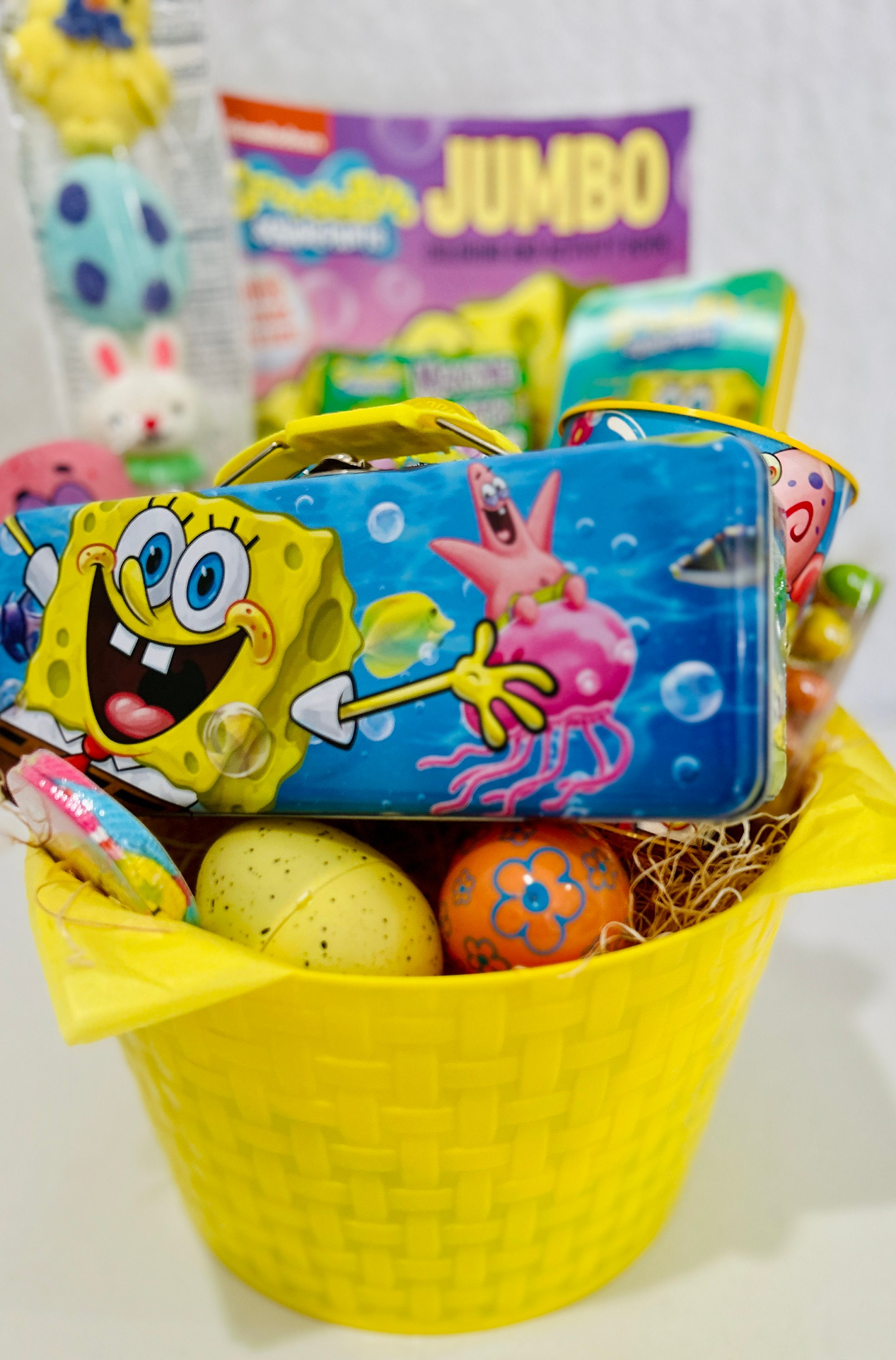 Sponge Bob Square Pants Basket Bundle Easter Basket Sponge Bob Square