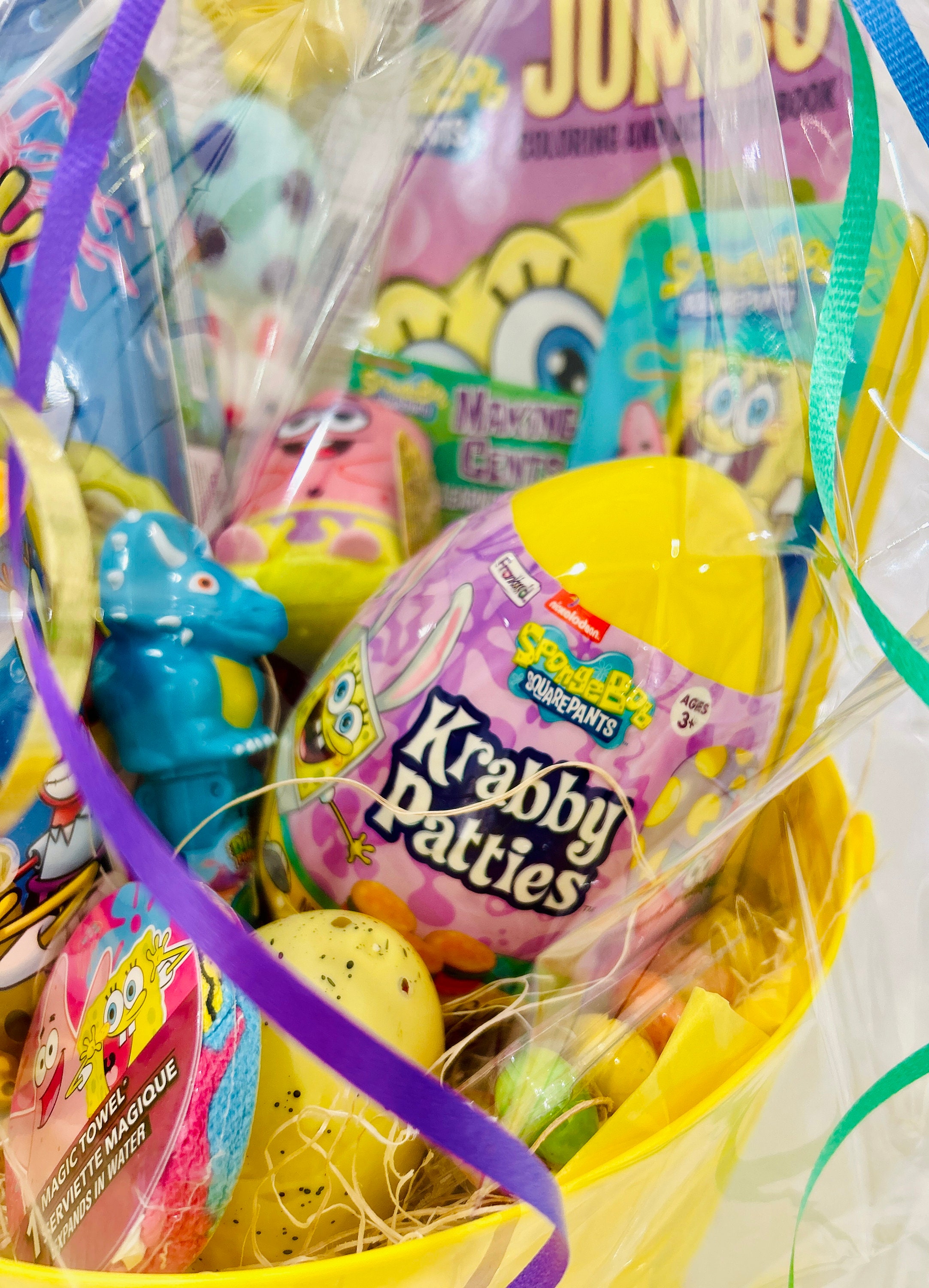 Sponge Bob Square Pants Basket Bundle Easter Basket Sponge Bob Square