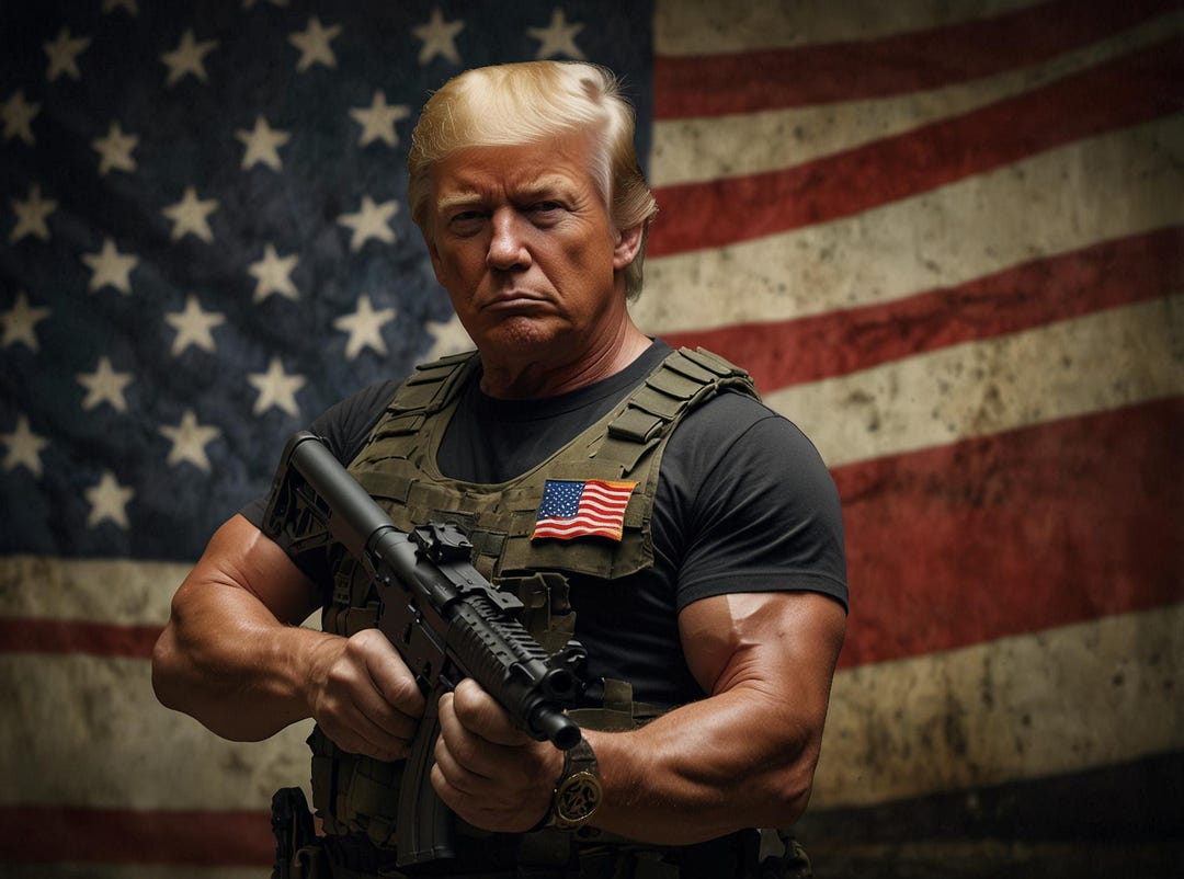 Donald Trump Terminator Digital Download, Donald Trump Rambo Design ...