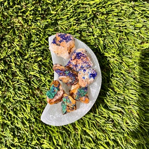 Mini azurite et malachite sur Matrix